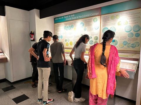 Students at the RBI Monetary Museum
